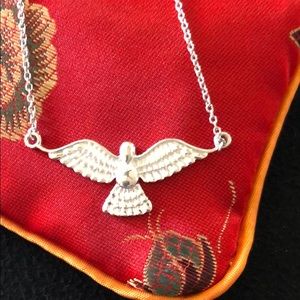 Flying Bird of peace9.25 sterling STSPLATINUM 16”